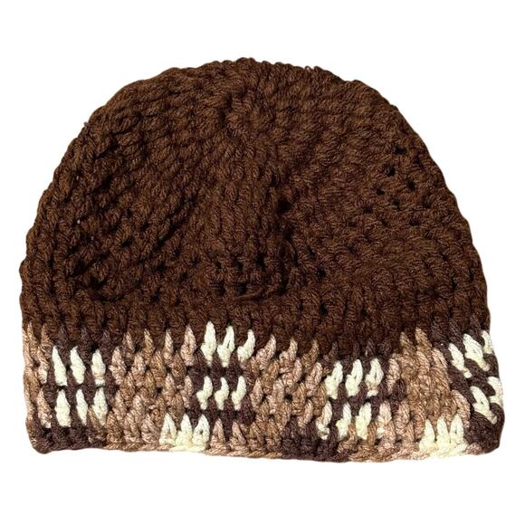 Brown Knitted Beanie - Picture 5 of 5